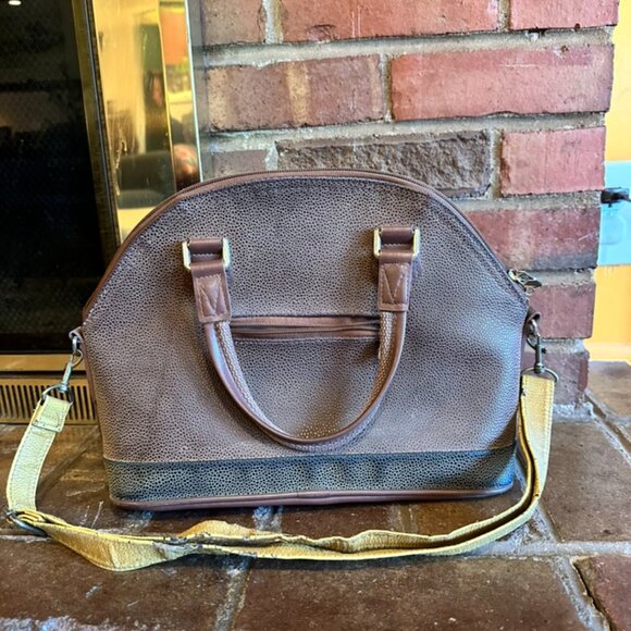 Vintage Unicorn London Leather Purse - Two Tone - Picture 2 of 8